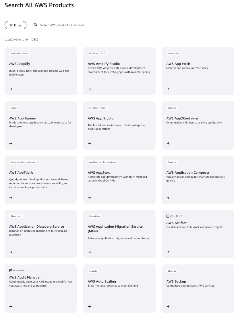 Why is AWS complicated - AWS service offerings